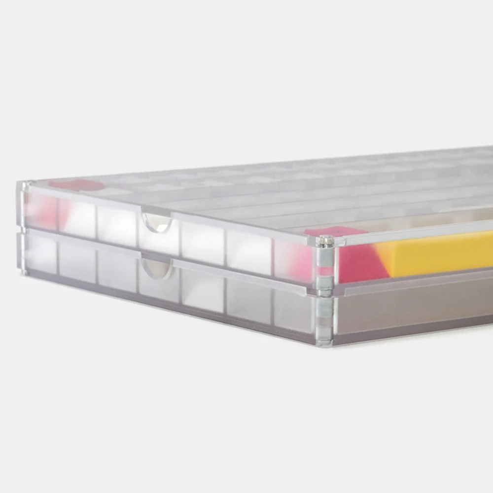 2-слойная коробка для хранения ключей механической игровой клавиатуры Вишневый