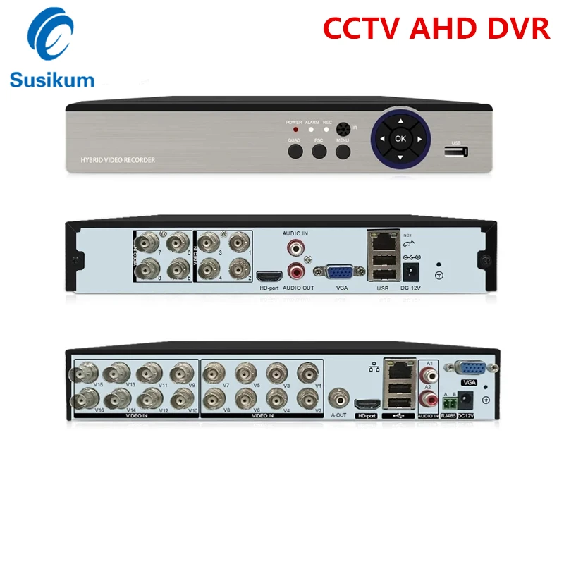 

4CH 8CH 16CH CCTV AHD DVR 5M-N Hybird NVR AHD/CVI/TVI/CVBS/IP 5 IN 1 Security Digital Video Recorder For 5MP Camera