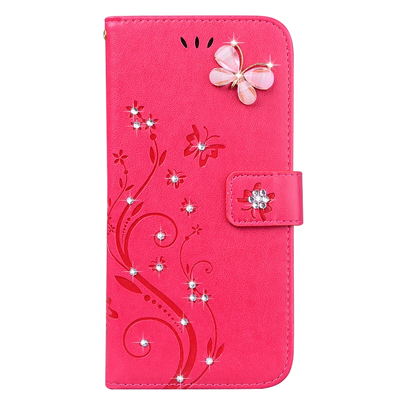 this colour red Diy Алмазный кожаный флип чехол для huawei смартфона Honor 8X10 Lite 7c 7a Pro Y9 Y7 Y5 Y6 Prime Pro P smart P20 P9 P8 lite - Цвет: this colour red