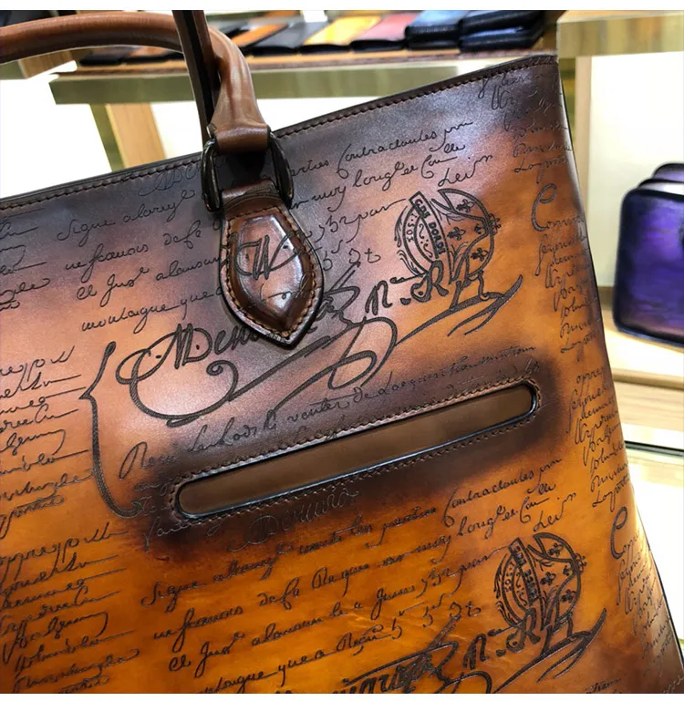 Мода и защита окружающей среды кожи буйвола в сумки для покупок
