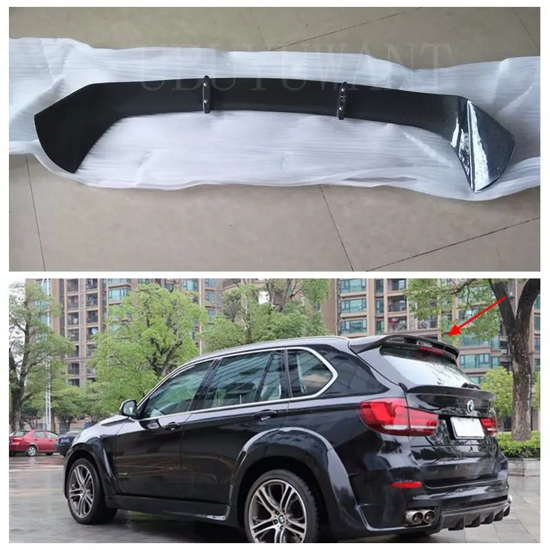 Внешний задний спойлер из углеродного волокна для BMW F15 X5 2015 2016 2017 2018|Спойлеры и