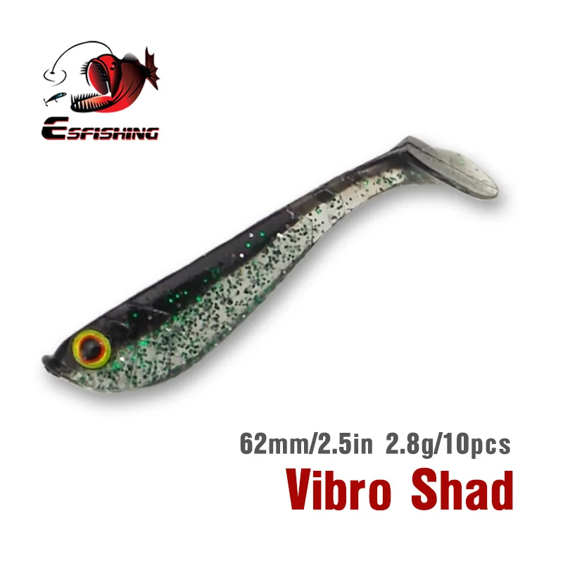 KESFISHING приманка Китай мягкие приманки соль 10 шт. 6 2 см/2 8 г виброхвост 3D глаз рыба