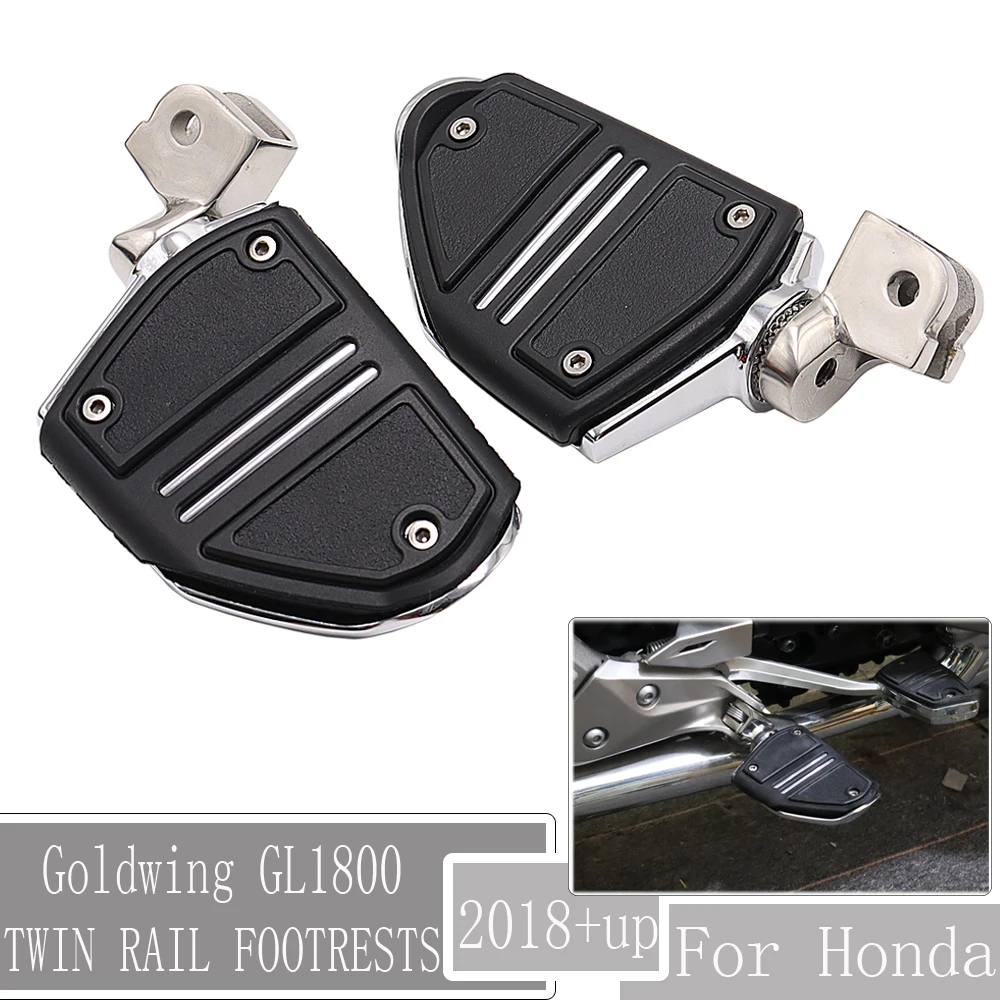 

For Honda Goldwing Tour DCT Airbag Tour 6-Speed GL1800 F6B 2018+UP Motorcycle Accessories Chrome-Plated Double Track Floor 2022