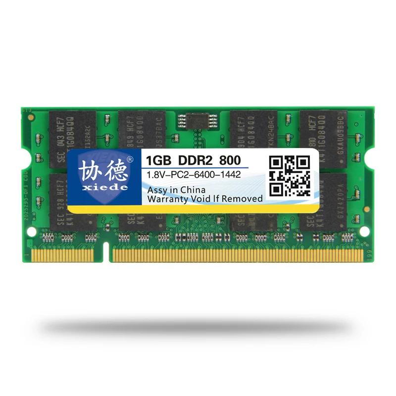 Высококачественная оперативная память xiede для ноутбука DDR2 800 МГц 2 ГБ Sodimm Memoria 667 1