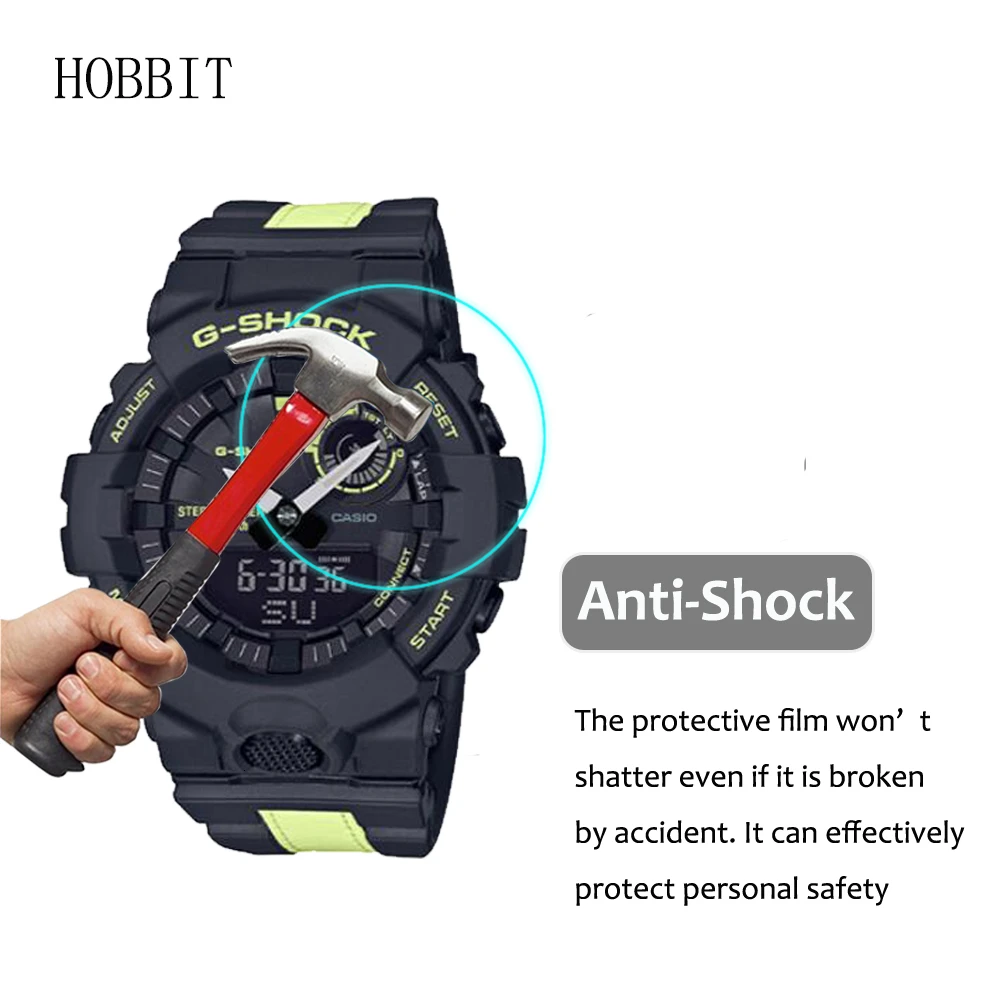 Взрывозащищенная пленка для экрана Casio 3 упаковки защитная с защитой от пузырьков