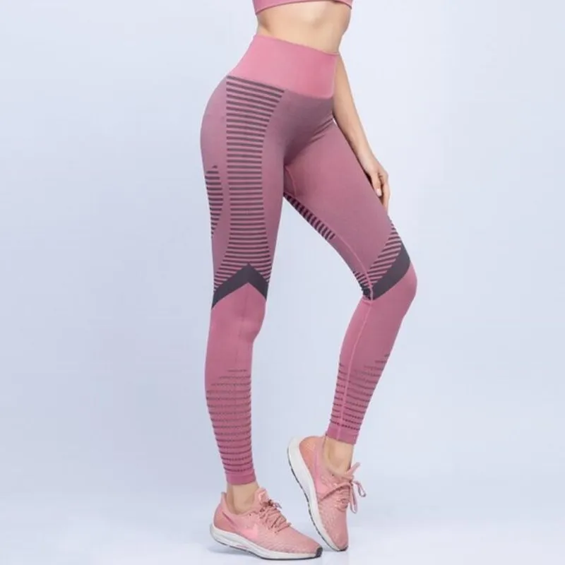 

High Waist Seamless Leggings For Women Hollow out Gym legging Plus Size Super Stretchy Fitness leggings Jogging Trousers