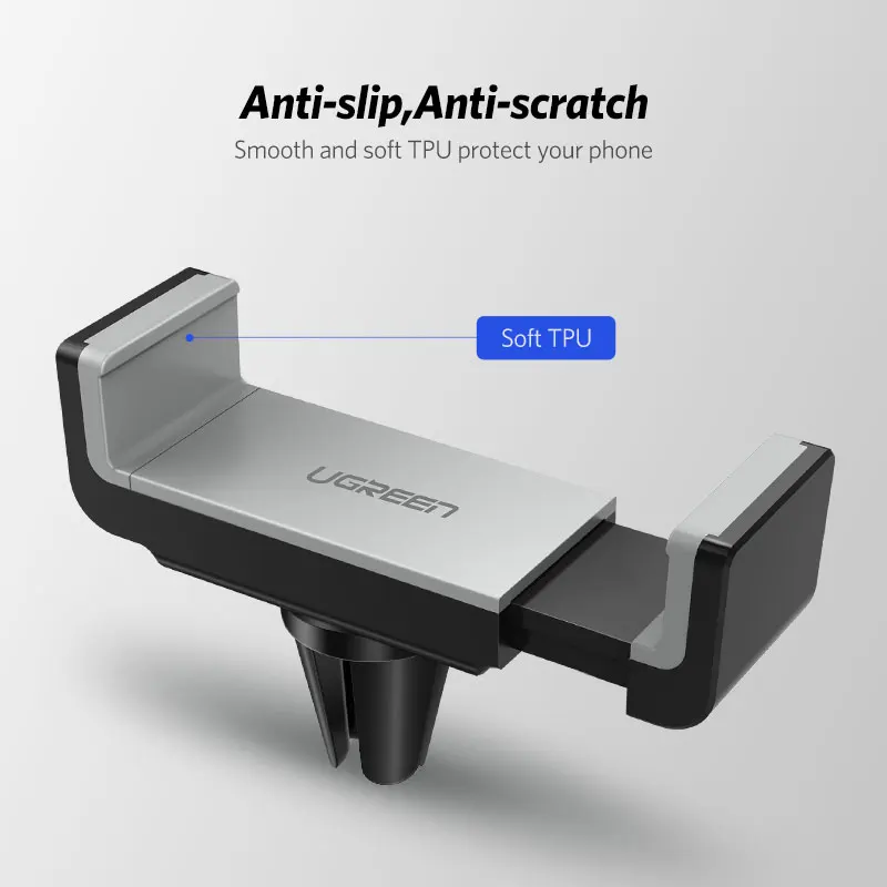 Автомобильный держатель Ugreen для iPhone X, XS, 8, держатель для телефона в машине, Поворот на 360 градусов, автомобильный держатель для телефона, держатель для мобильного телефона, подставка