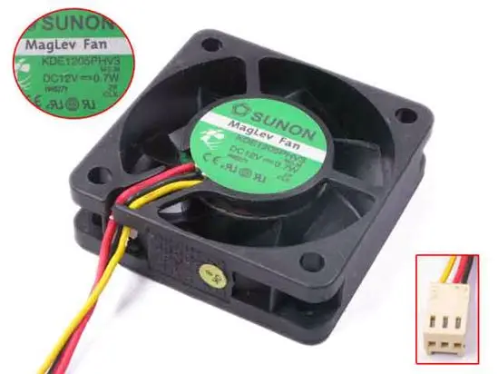 SUNON KDE1205PHV3 м S.M Сервер охлаждающий вентилятор постоянного тока 12 В 0 7 Вт 50x50x15 мм 3