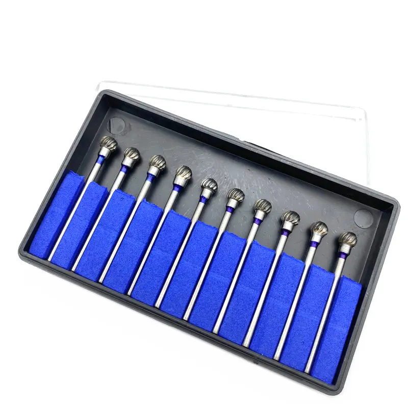 10 шт./кор. стоматологические вольфрамовые шлифовальные головки полировка зубов