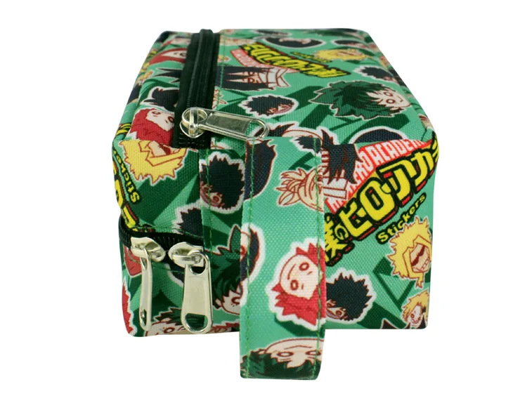 Сумки для ручек с аниме Моя геройская Академия женская сумка макияжа на молнии