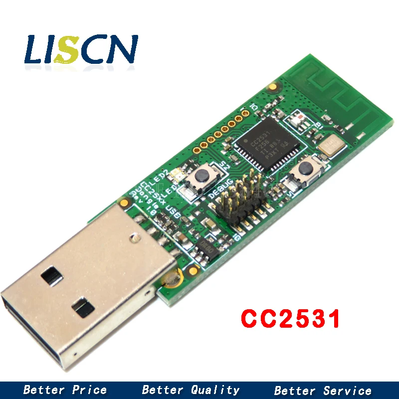 Беспроводная плата Zigbee CC2531 Sniffer модуль анализатора Packet Protocol USB интерфейс Dongle Capture