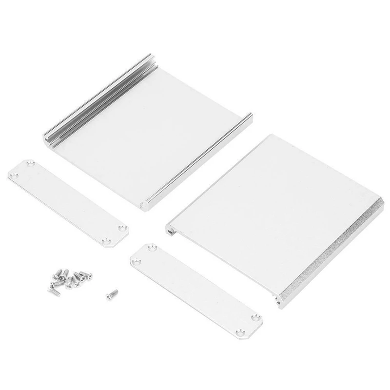 Корпус из серебристого алюминиевого сплава PCB корпус инструмента электронный