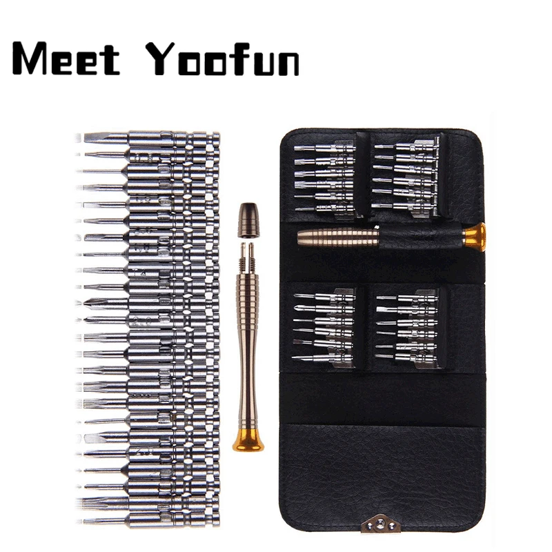 

Набор отверток 25 в 1, набор многофункциональных отверток Torx, прецизионные отвертки для очков, телефонов, планшетов, Набор шестигранных отвер...