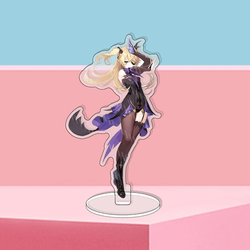 Аниме геншин Импакт мондштадтская тема Жан Лиза акриловая фигурка подставка