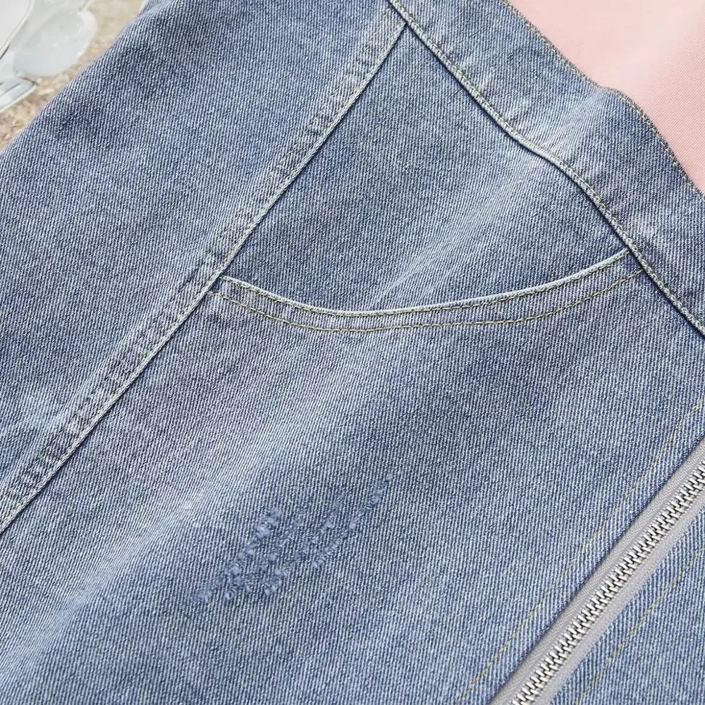 

Plus size jeans patchwork women loose jackets 2021 new spring autumn casual ladies soft zipper coats female tops