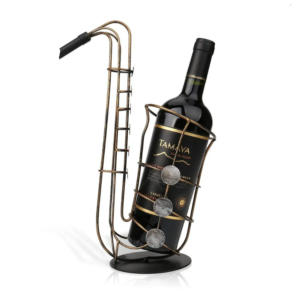 Металлическая стойка для винного саксофона Tooarts современные ремесла искусство