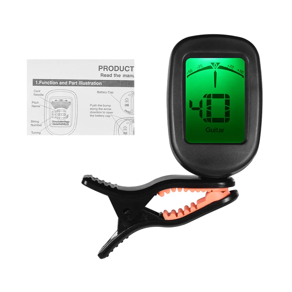 Цифровой тюнер с клипсой ЖК дисплей для