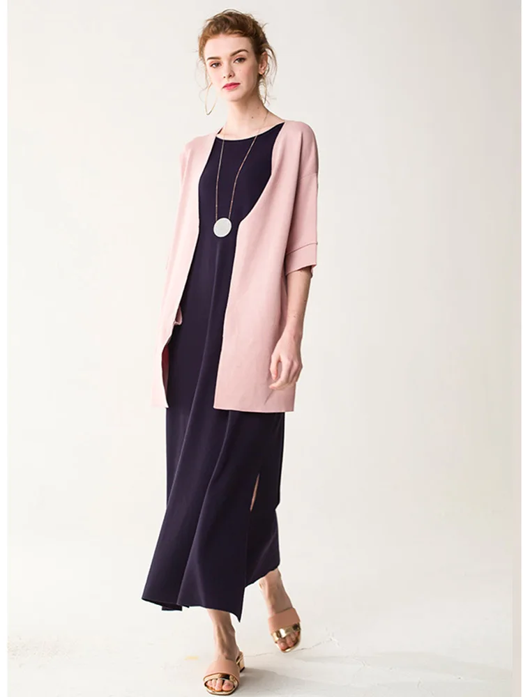 

Women's sweater 2020 knitted Cardigan Sweater knitwear button cardigan crop cashmere sweater jacket with button long cardigan