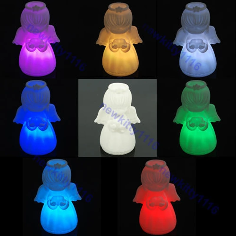 

Cute Angel 7-Color Changing LED Lamp Decor Night Light