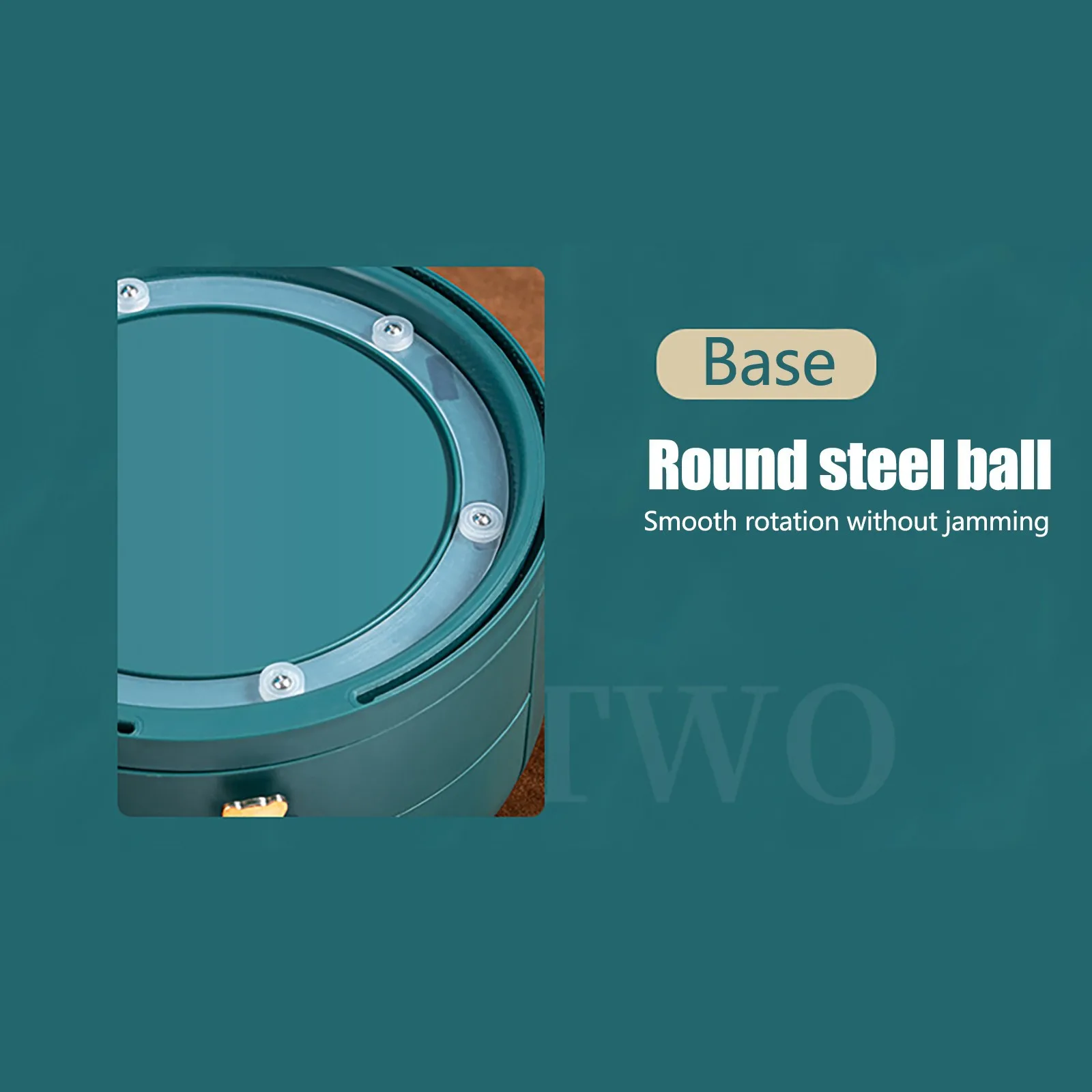 

Home Jewelry Earring Necklace Display Stand Large Capacity Jewelry Storage Green Box Household Makeup Closet Organizer 2021