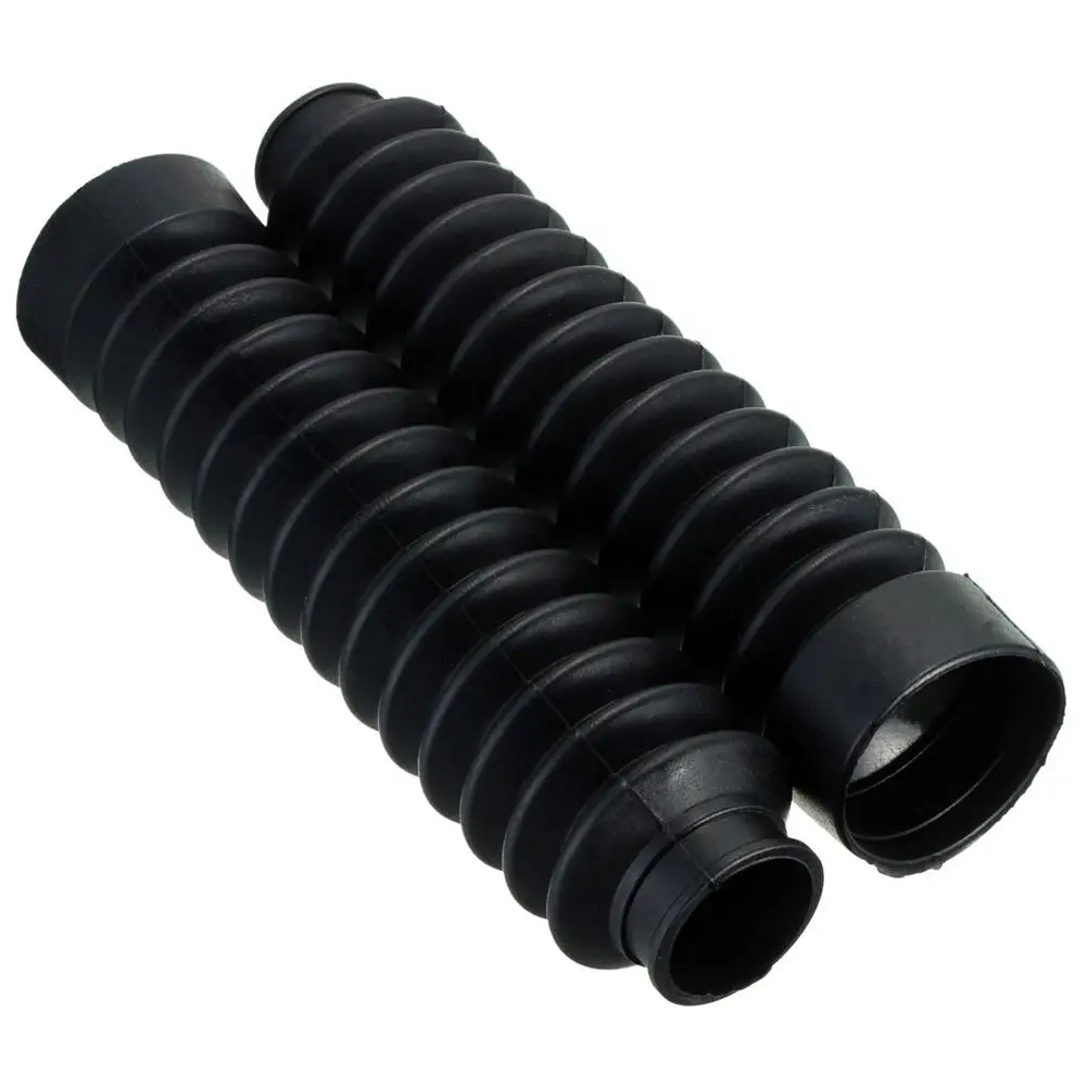 VODOOL 2pcs Fork Bellows Front Black Universal Motorcycle Rubber Cover Dust Gaiters Boots Waterproof Durable Practica - купить по