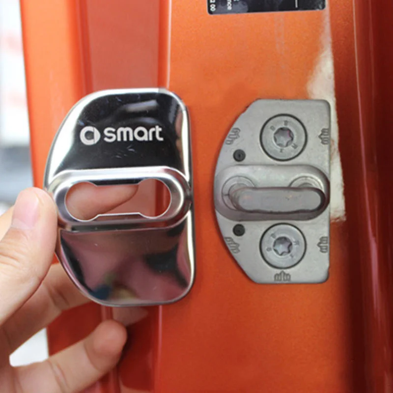 2 шт. авто-Стайлинг крышка дверного замка автомобиля Авто эмблемы чехол для Mercedes