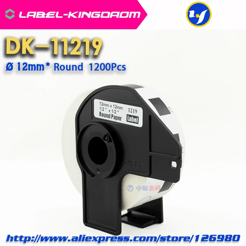 4 рулона для заправки совместимые с фотографиями ярлыки диаметром 12 мм круглые 1000