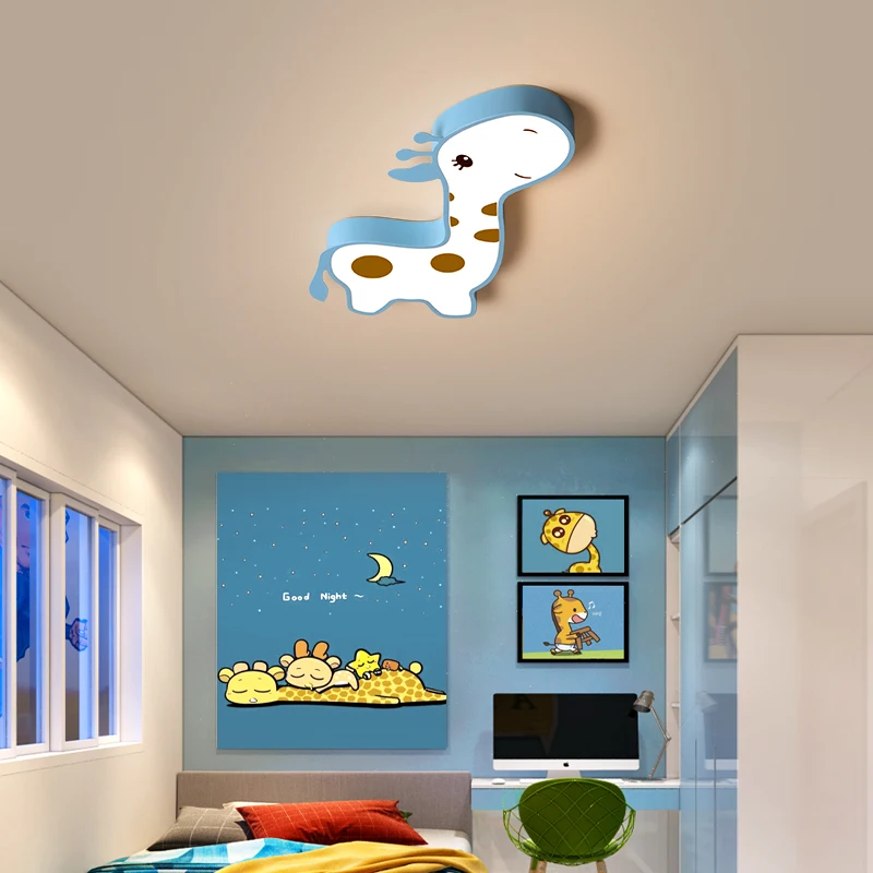 Оригинальная потолочная лампа для гостиной спальни с мультяшным рисунком