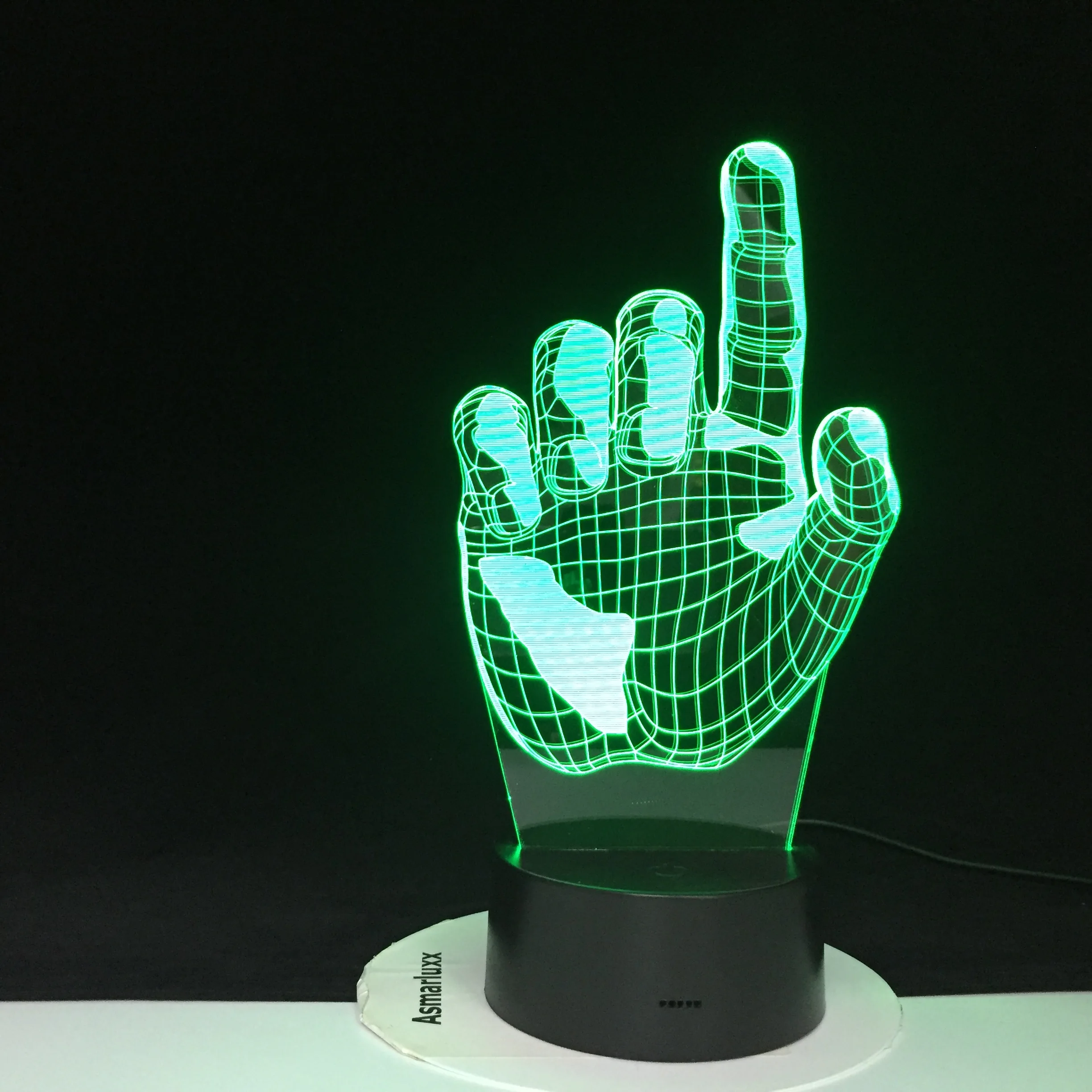 Рисунок от руки USB Новинка 7 цветов Романтический меняется на указательном пальце