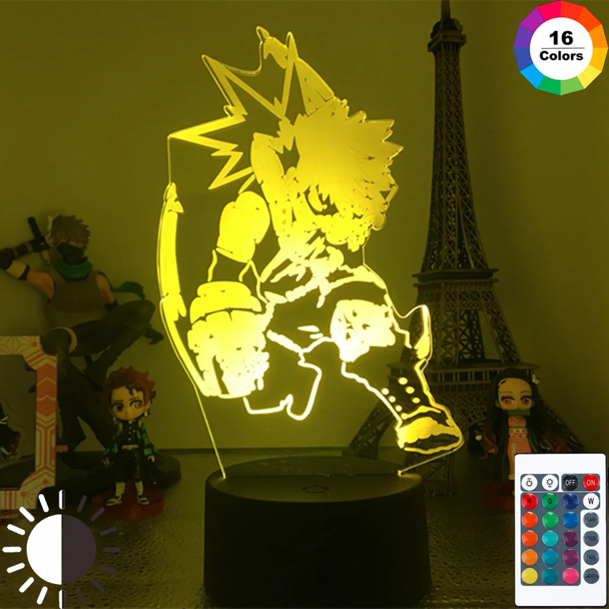 

Anime My Hero Academia 3D Led Night Light Hitoshi Shinso Room Decoration USB Light Birthday Light Christmas Gift toy model lamp