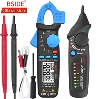 bside acm91 digital clamp meter acdc current 1ma true rms auto range live check ncv temp frequency capacitor tester multimeter