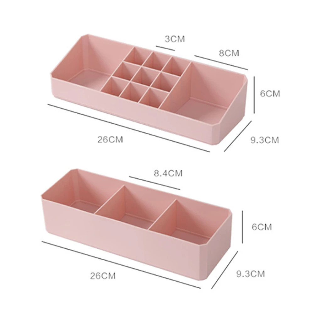 Двухслойный держатель для макияжа с ящиком многофункциональные настольные