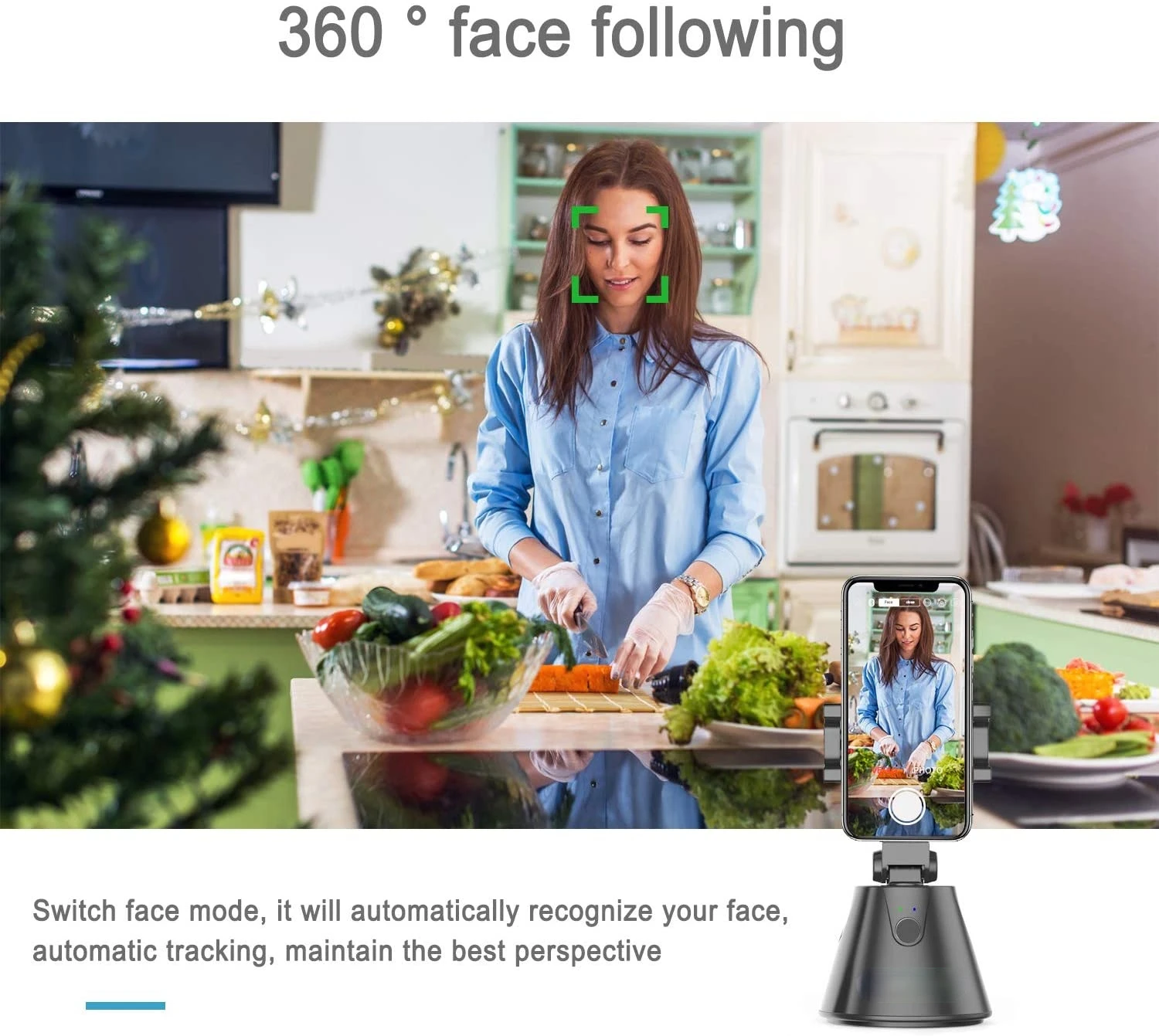 360 градусов интеллигентая (ый) последующих ПТС функция распознавания лиц и