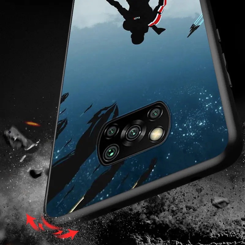 

N7 Mass Effect Amazing For Xiaomi POCO F1 M3 X2 X3 NFC F2 M2 Pro Mi Mix 3 Play A3 A2 A1 lite 6 CC9 CC9E Phone Case