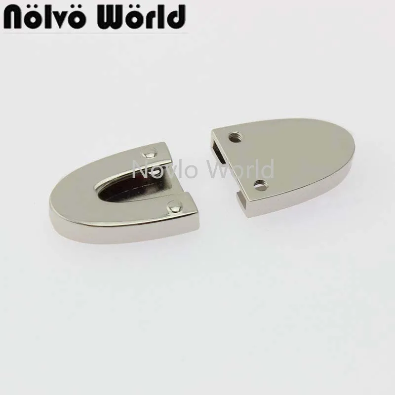 Серебристая отделка треугольные наконечники для кошелька 10-50 шт. 17*26 мм | Багаж и