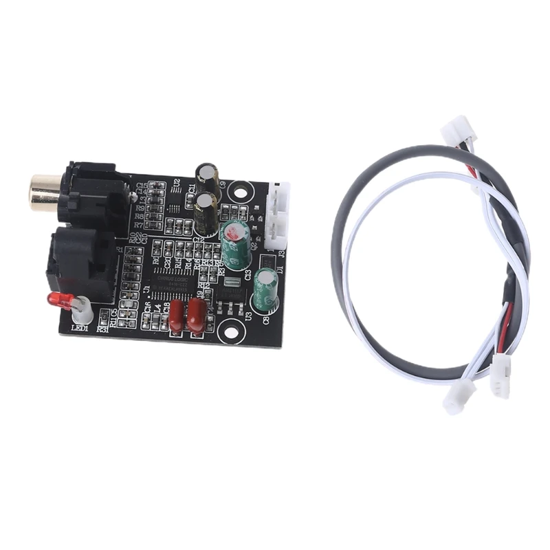 DIY DAC цифровой декодер 24 бит 192 кГц Оптическое волокно CS8416 CS4344 коаксиальный сигнал