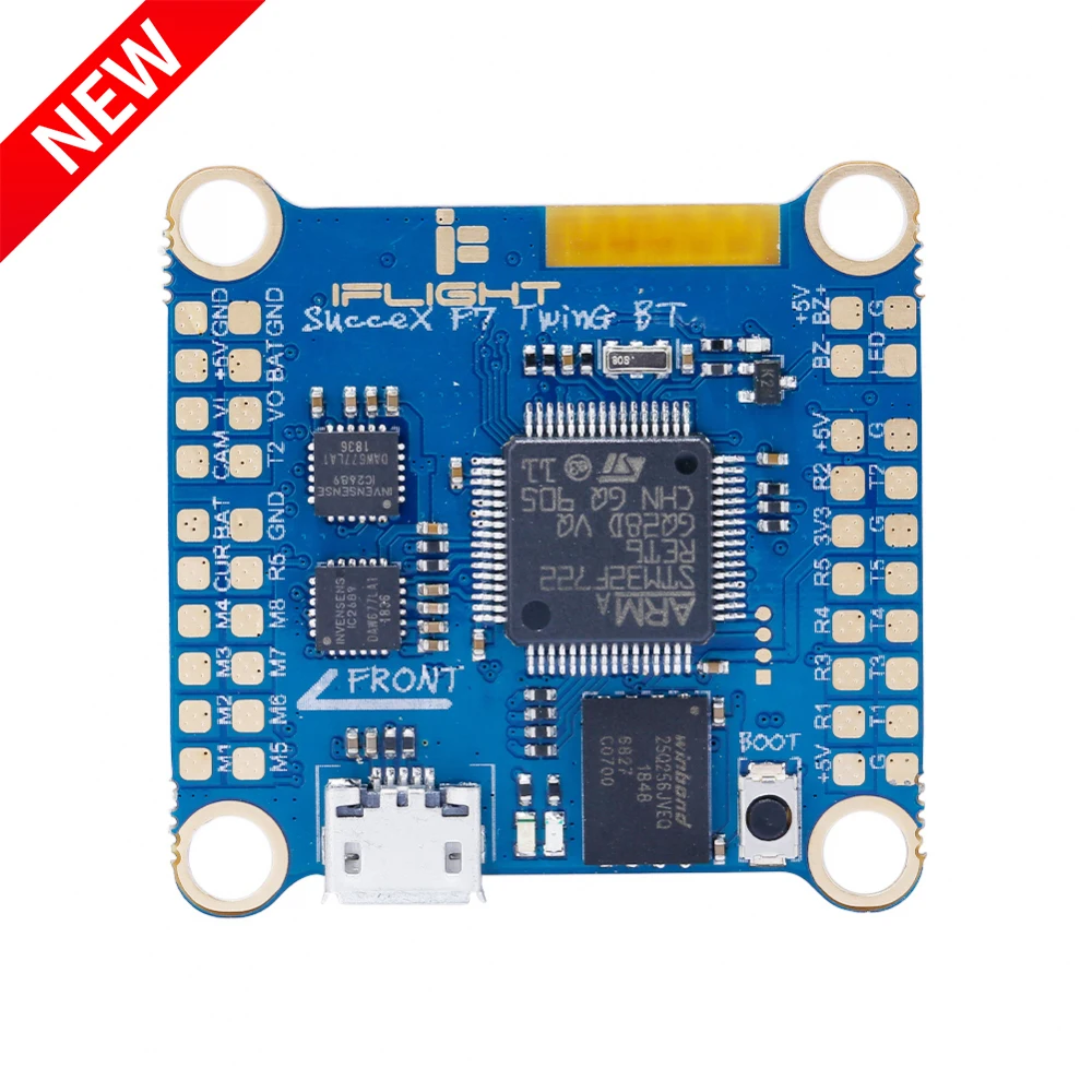 Новое поступление iFlight SucceX F7 TwinG Bluetooth BT Контроллер полета гироскопа ICM20689 36x36 мм