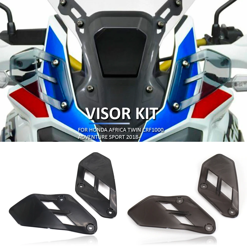 

New Upper Deflector Visor Kit For HONDA CRF 1000L Africa Twin Adventure Sports Motorcycle Side Deflector crf 1000l Adv 2018 -