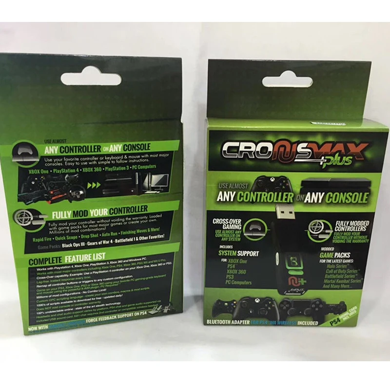 

CronusMAX For PS4 PRO SLIM PS3 Xbox One Xbox 360 PC Controls Converter Handle Adapter Converter Mouse CronusMAX Plus Gaming