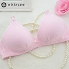 Однотонный брендовый удобный симпатичный бюстгальтер для девушек, на весну, лето, осень и зиму, для студентов 70 A, 75 A, 80 A