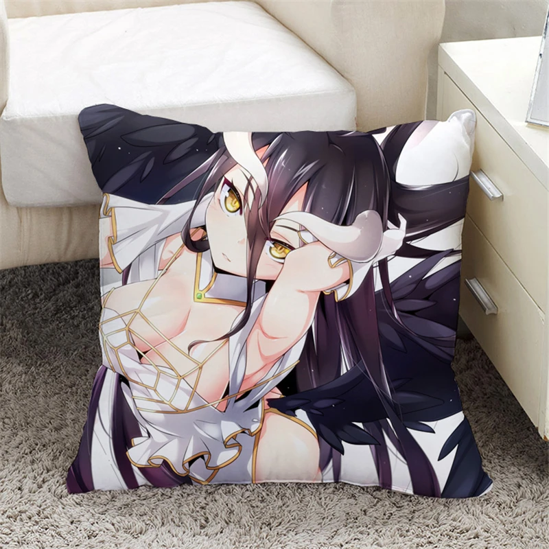 Аниме Манга Оверлорд альбедо нарберал мультфильм сглаза Двусторонняя атласная