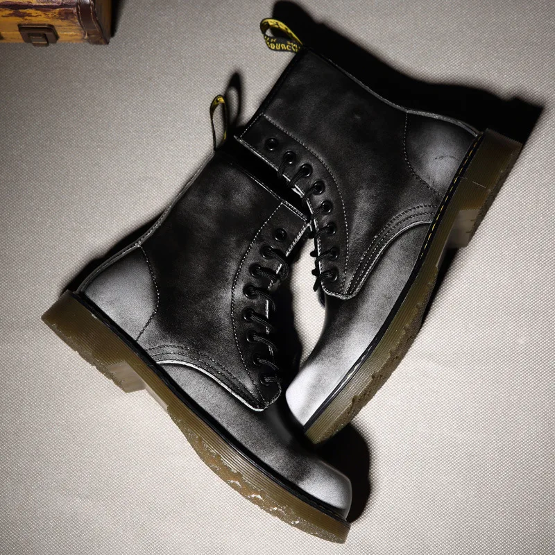 Женские ботинки из натуральной кожи повседневные весенние ботильоны женская