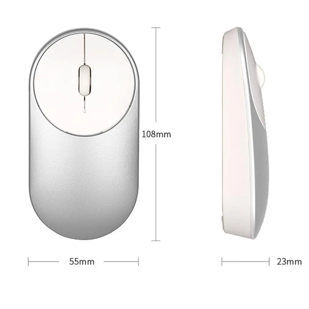

Wireless Mouse Mute Silent Click Noiseless Optical Mouse 3 Bottons Bv