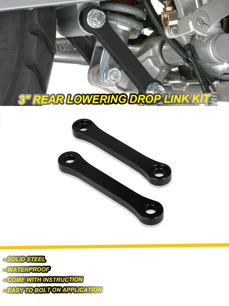3 дюйма задний опускающий ниспадающий комплект подходит 1987-2007 Kawasaki KLR 650