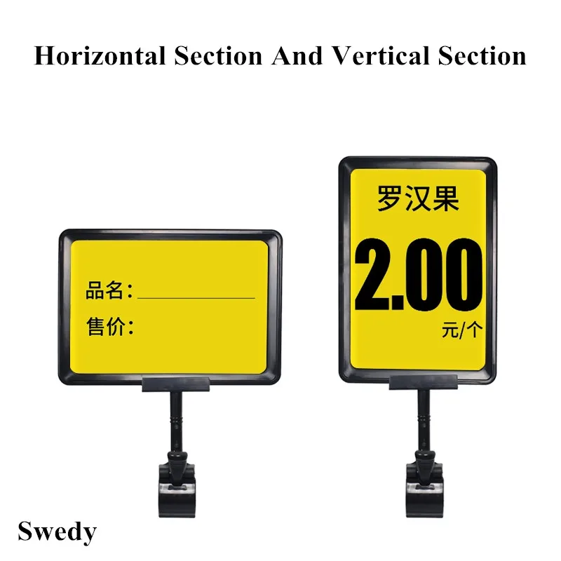 5 шт. пластиковый держатель для рекламных знаков A5 | Канцтовары офиса и дома