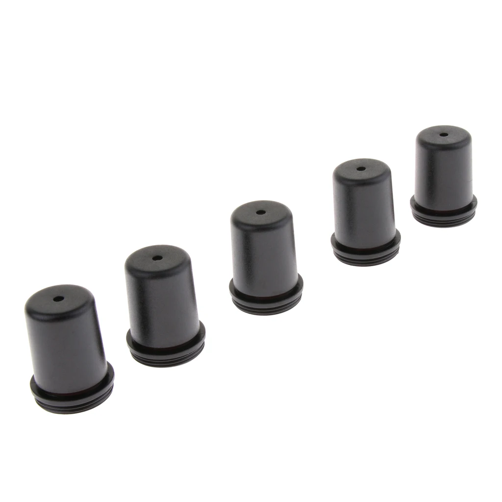 

Pack of 5x Microphone Battery Cap End Cup Cover for Wireless Mic Accessories