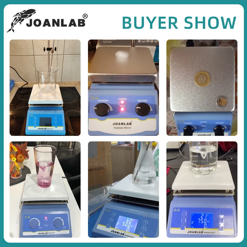 Магнитная мешалка лабораторное оборудование отопительная с цифровым дисплеем
