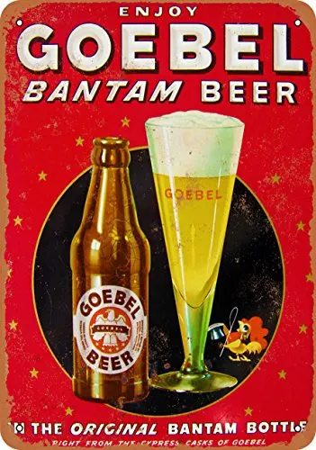 

Metal Sign - Goebel Bantam Beer - Vintage Look
