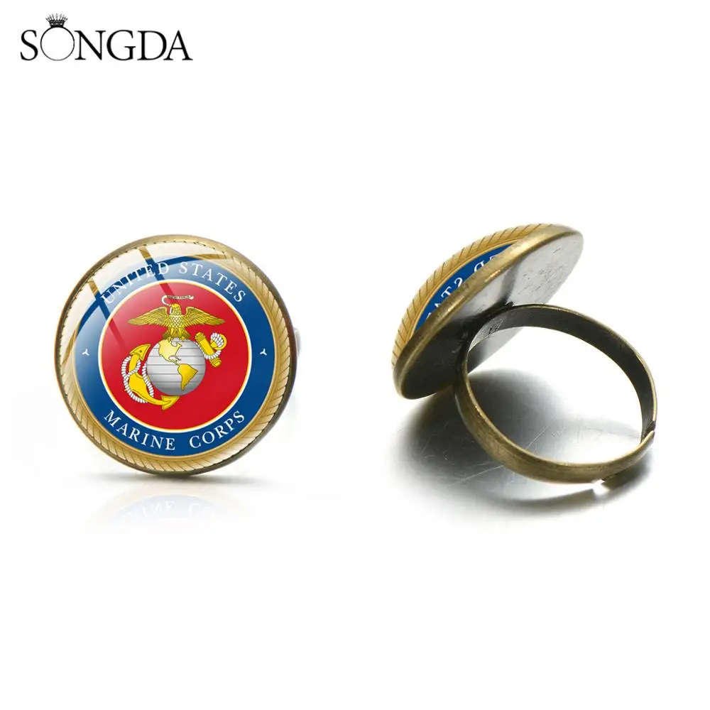 Коллекционные кольца морской пехоты США высококачественные USN USAF USMC USCG