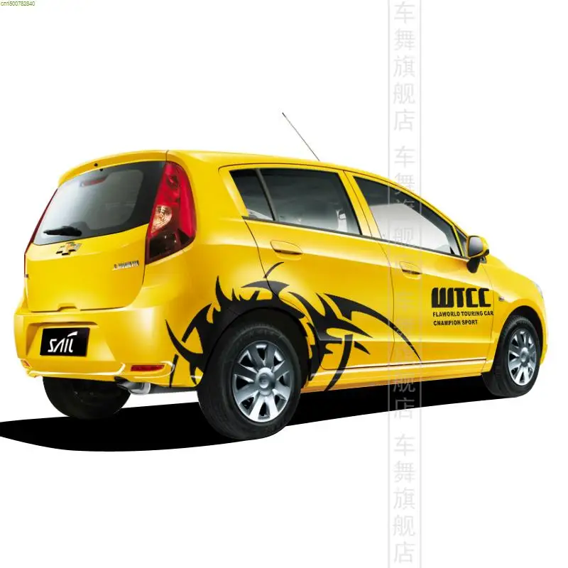 

Rally WTCC Car Stickers And Car Styling Decals For MITSUBISHI Lancer 9 10 Polo Golf Sail Fit Aveo Auto Accessories